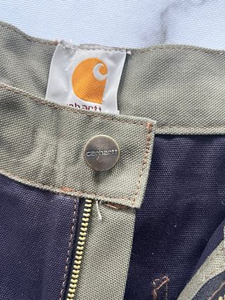 Carhartt Cargo Vaquero Vintage Negro/Oliva