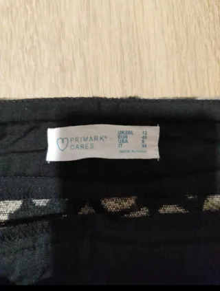 Falda leopardo Primark