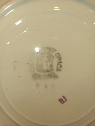 Plato antiguo China Opaca Santander