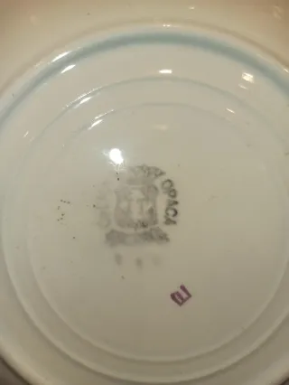 Plato antiguo China Opaca Santander