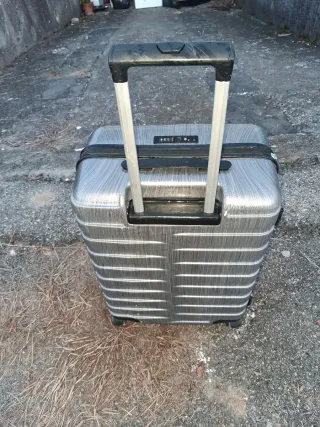 Valigia Trolley Samsoline Argento