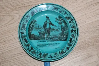 Plato Labrador Asturiano S.XIX