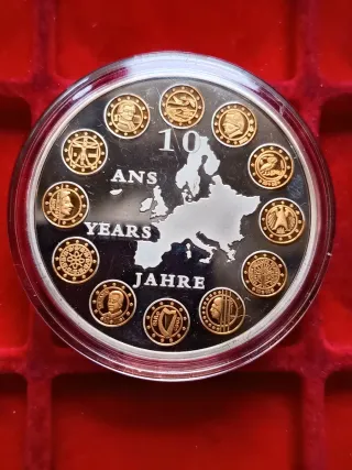 Europa Medaglia 10 Anni Euro - Europa