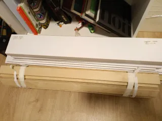 Cama alta infantil blanca