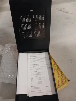 Calculadora Táctil Negra