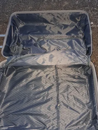 Valigia grande trolley color oro