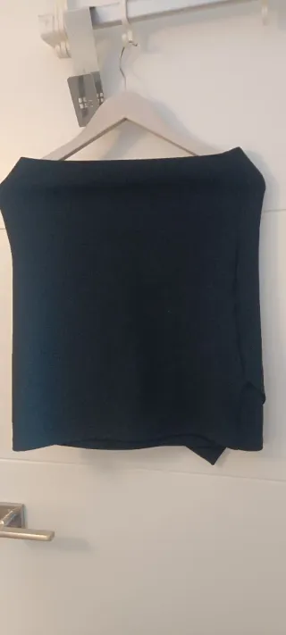 Minifalda asimétrica negra