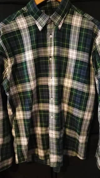 Camisa de cuadros para hombre