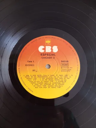 Vinilo Chicago X - VIII - Álbum año1976