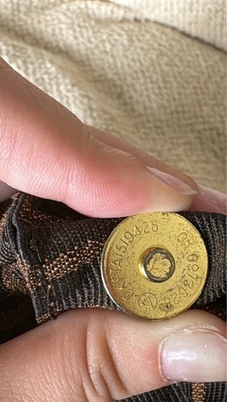 Borsa Fendi Zucca marrone e nera