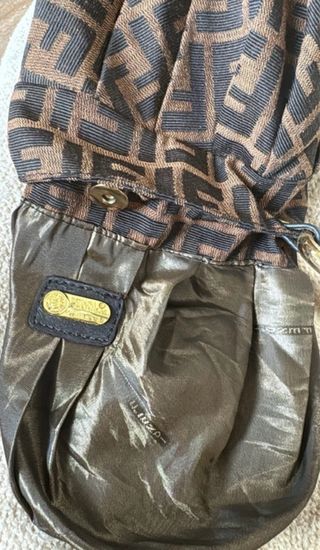 Borsa Fendi Zucca marrone e nera