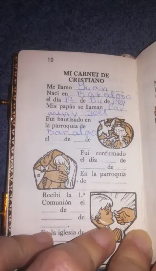 Libro COMUNIÓN 1973