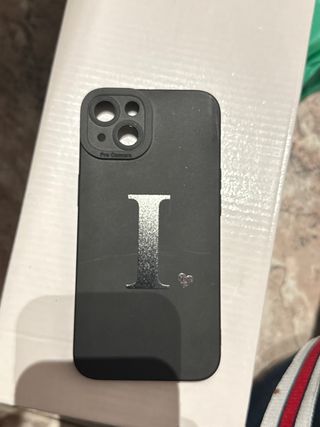 Custodia iPhone 13 Nera con Iniziale I