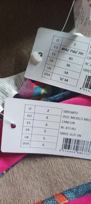 Bikini Calzedonia Talla S Estampado Tropical