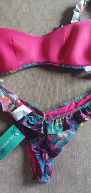 Bikini Calzedonia Talla S Estampado Tropical