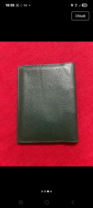 Portadocumenti Rolex Pelle Verde
