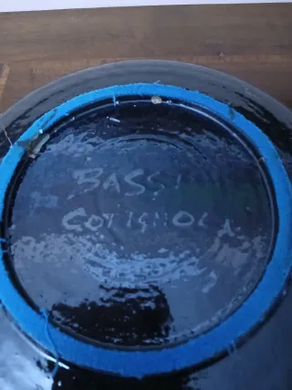 Centro tavola Bassi Cotignola vintage ceramica