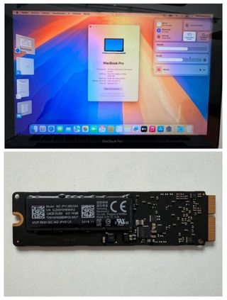 SSD 128GB con macOS Sequoia PARA MacBook Air A1466