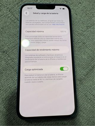 iPhone 13 128GB Azul - Salud 100%