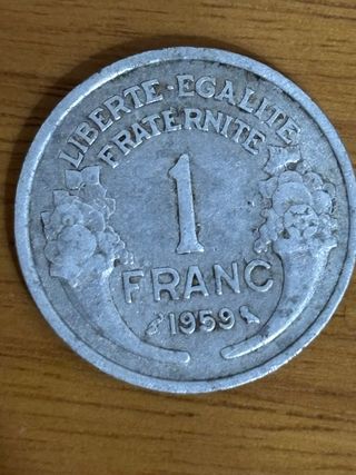 Moneda 1 Franco 1959
