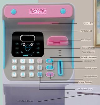 Caja registradora infantil BANK