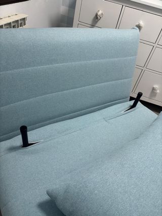 Sofá Cama Individual Azul para dormitorio invitado