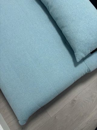 Sofá Cama Individual Azul para dormitorio invitado