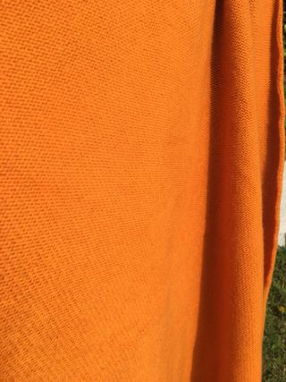 Pañuelo Zara triangular lana naranja