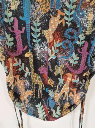 Top Bimba y Lola estampado animales