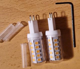 Apliques de pared LED latonados