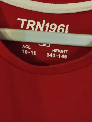 T-shirt TRN 1961 CREW rossa bambino