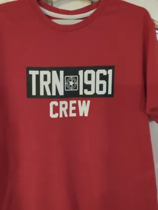 T-shirt TRN 1961 CREW rossa bambino