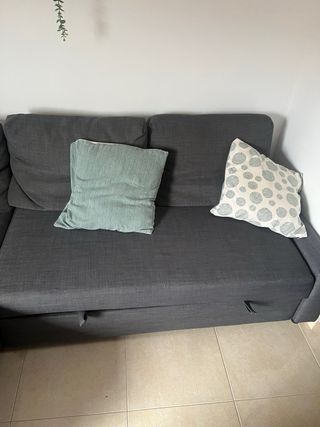 Sofá Cama IKEA FRIHETEN Chaiselongue Gris