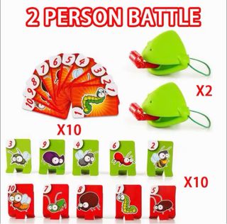 Juego Divertido Lengua Rana 2 Jugadores