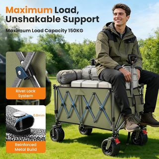Carro Plegable Playa Todo Terreno (200L/150kg)