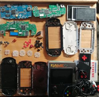 Lote piezas consola portátil