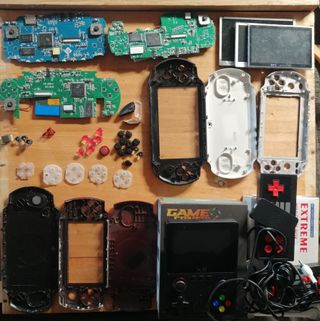 Lote piezas consola portátil