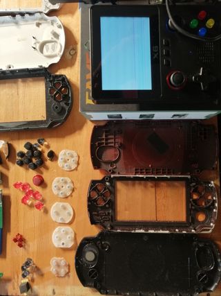 Lote piezas consola portátil