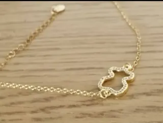 Colgante Tous Oso Dorado con Circonitas