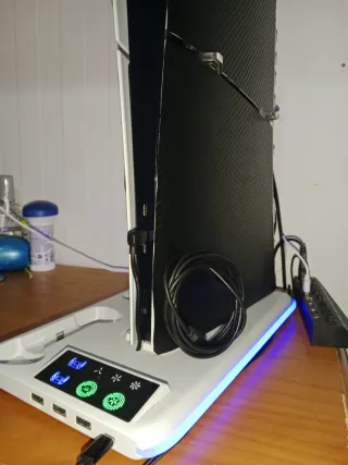 PS5 Slim Digital Edition vinilo de fibra de carbon