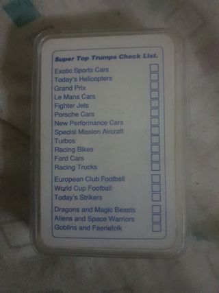 Super Top Trumps Le Mans Cars