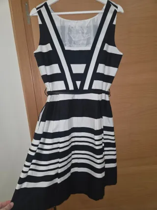 Vestido Roberto Torretta T.42 Rayas