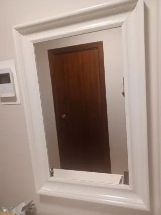Espejo Blanco IKEA 90x60