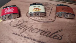 Lotto 3 Accendini CAMEL e PALLMALL Vintage Benzina