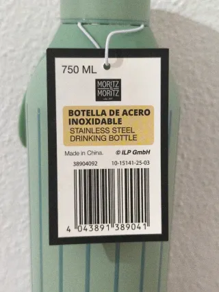 Botella Moritz & Moritz 750ml Acero Inoxidable