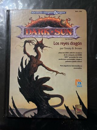 AD&D Dark Sun: Los Reyes Dragón (Zinco)