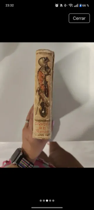 Libro Antiguo Don Quijote de la Mancha