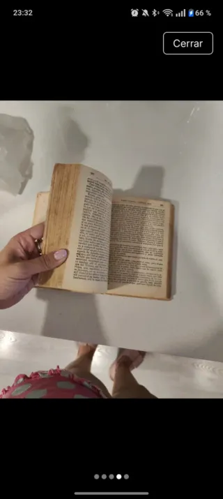 Libro Antiguo Don Quijote de la Mancha