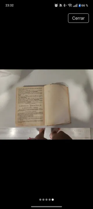 Libro Antiguo Don Quijote de la Mancha