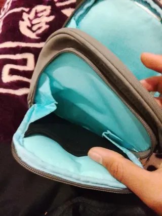 Riñonera Nike Gris y Turquesa